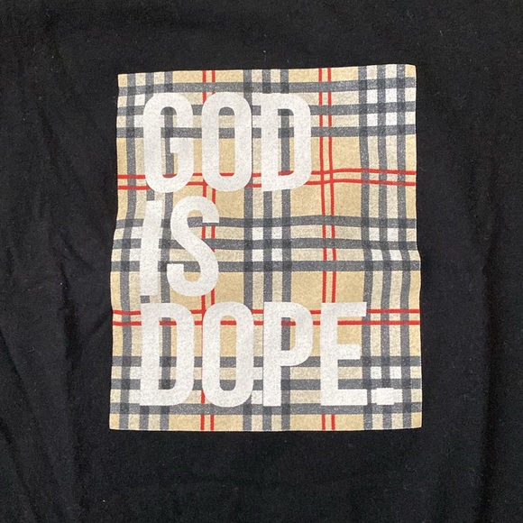 God is Dope | Black Unisex T-shirt - Picture 2 of 4